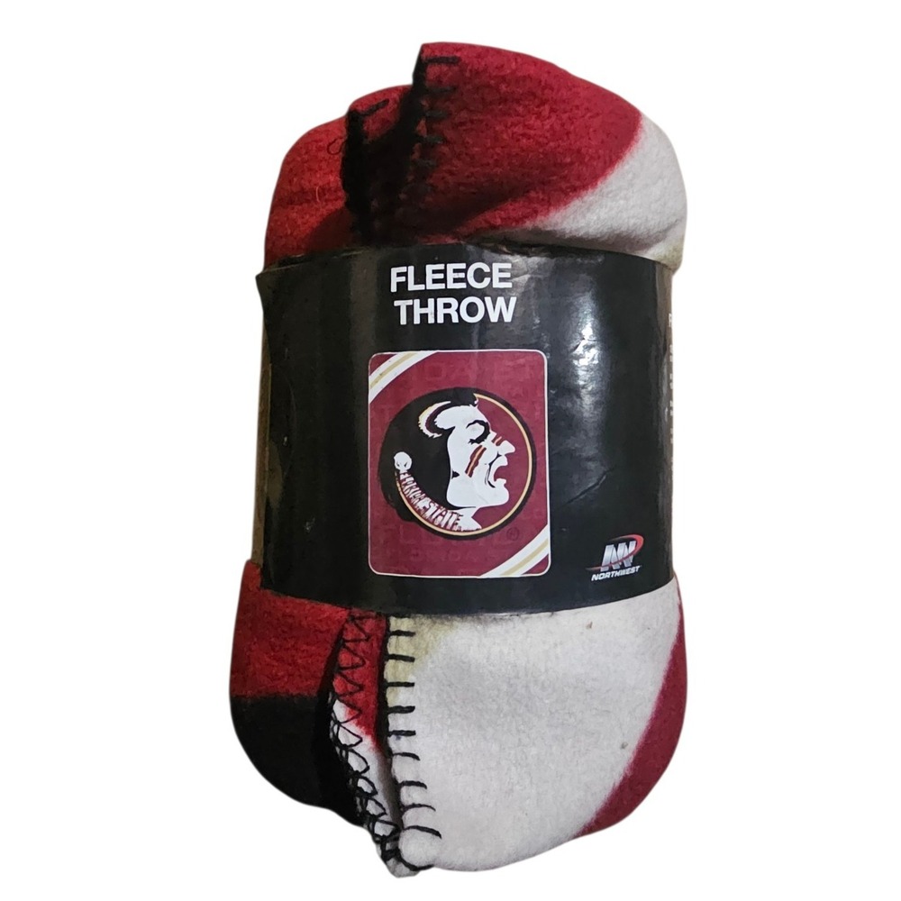 Florida State Seminoles Oversized Blanket Team Logo Sz 64"X86" New NCAA